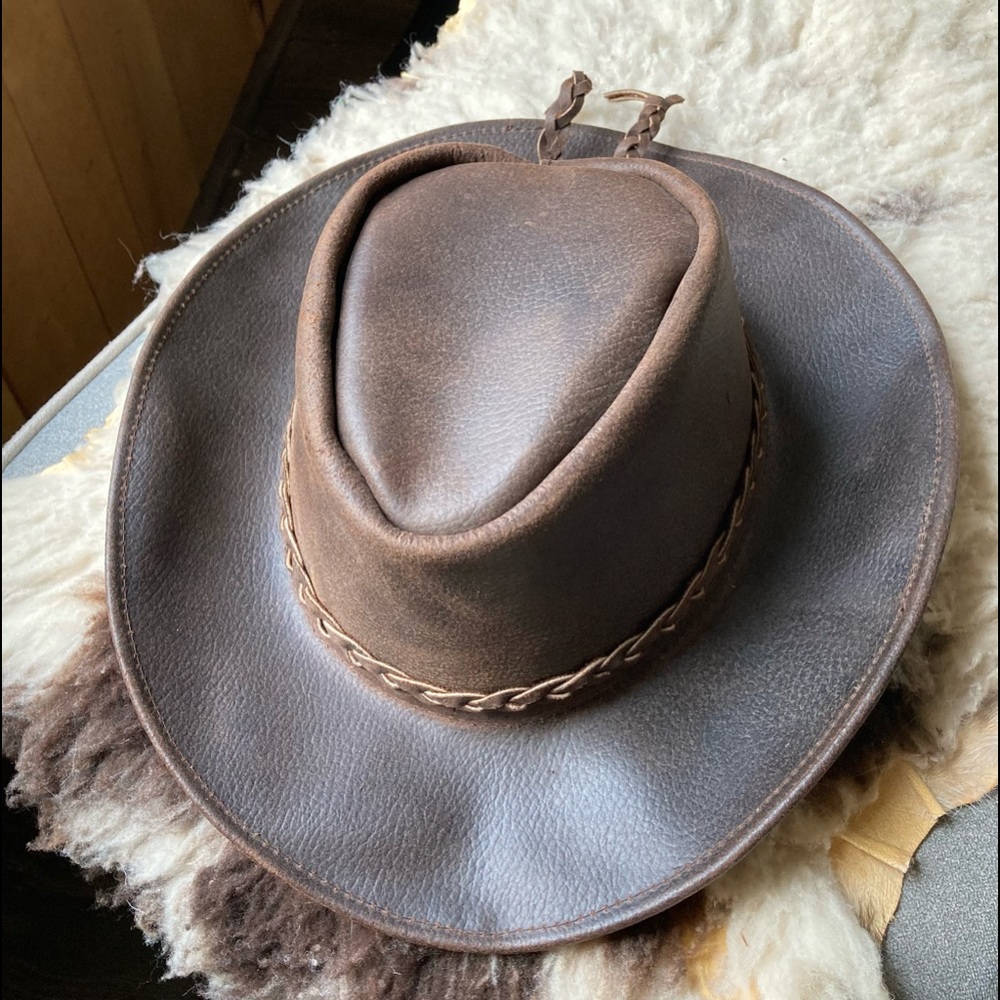 Badass Leather Western Hat